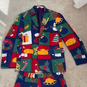 OppoSuits Multicolor Patchwork Blazer